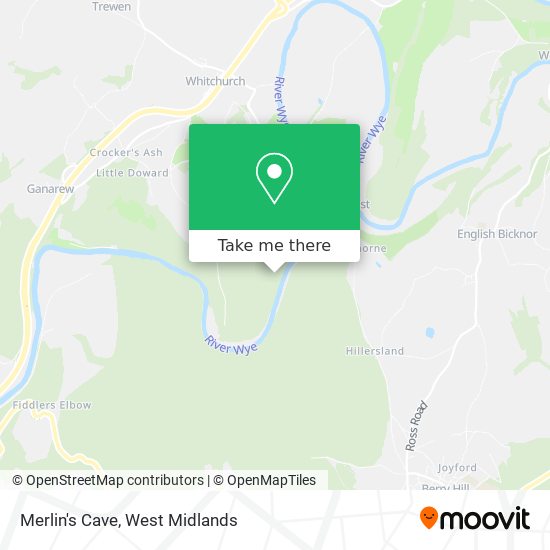 Merlin's Cave map
