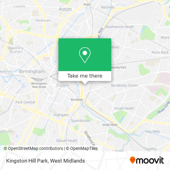Kingston Hill Park map