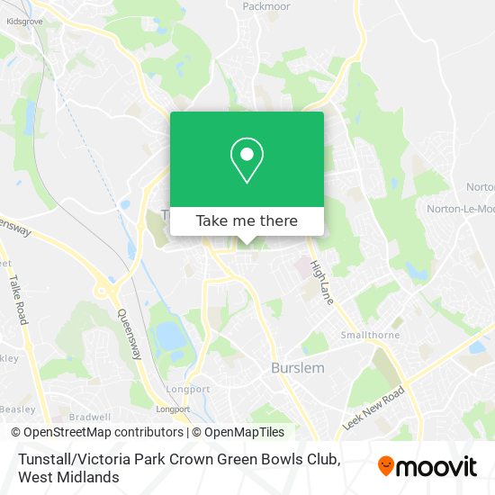 Tunstall / Victoria Park Crown Green Bowls Club map