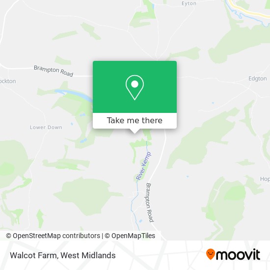Walcot Farm map