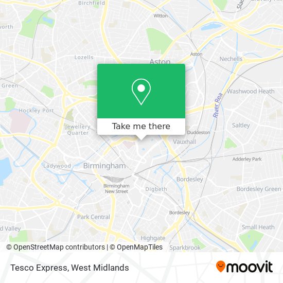 Tesco Express map