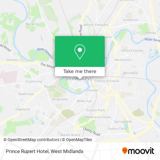 Prince Rupert Hotel map