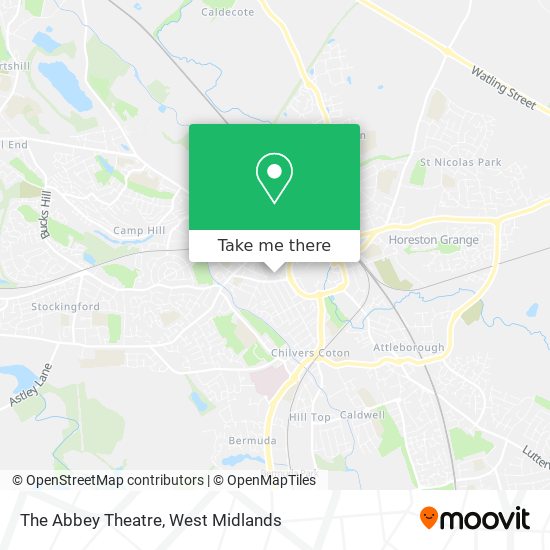 The Abbey Theatre map