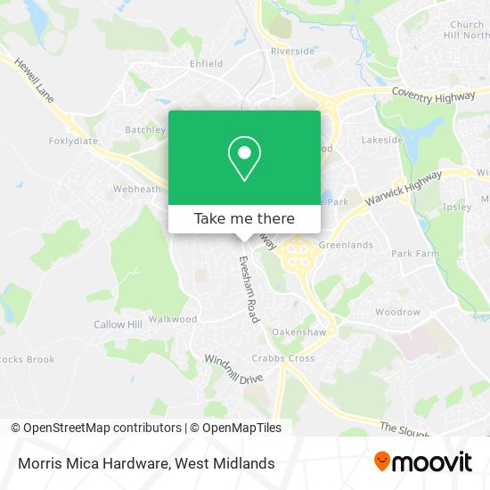 Morris Mica Hardware map
