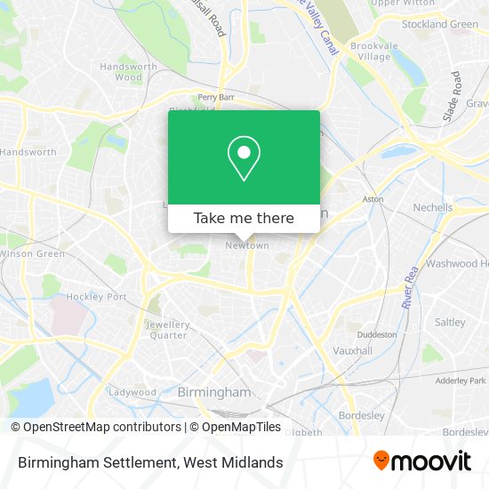 Birmingham Settlement map