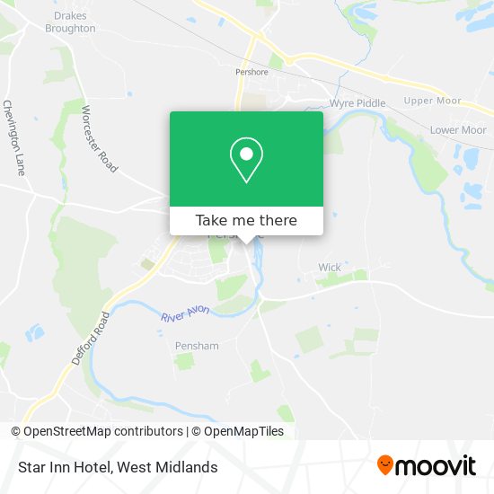 Star Inn Hotel map