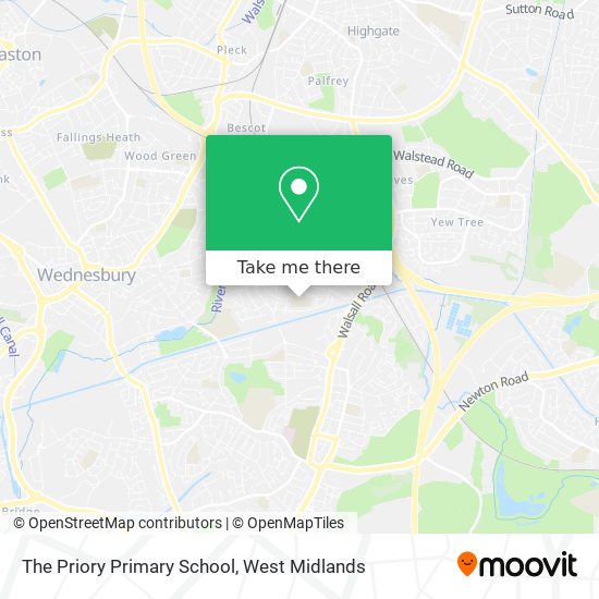 The Priory Primary School map