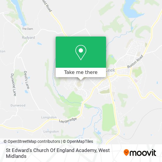 St Edward's Church Of England Academy map