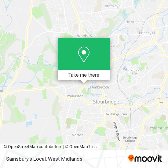 Sainsbury's Local map