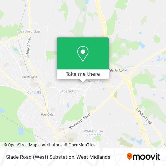Slade Road (West) Substation map