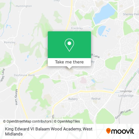 King Edward VI Balaam Wood Academy map