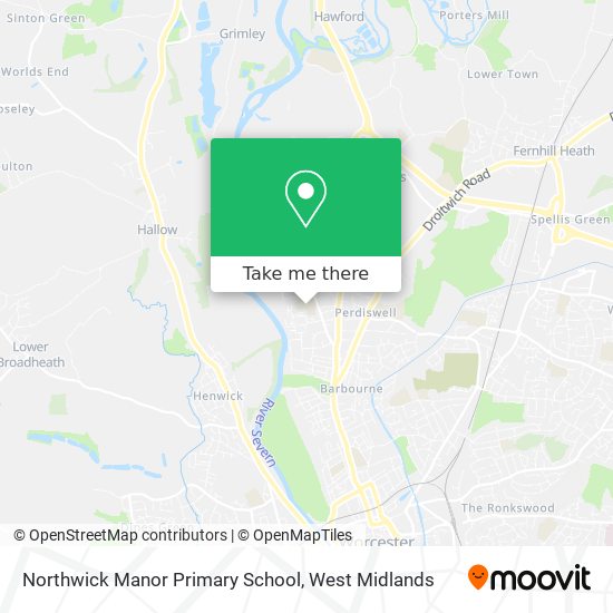 Northwick Manor Primary School map