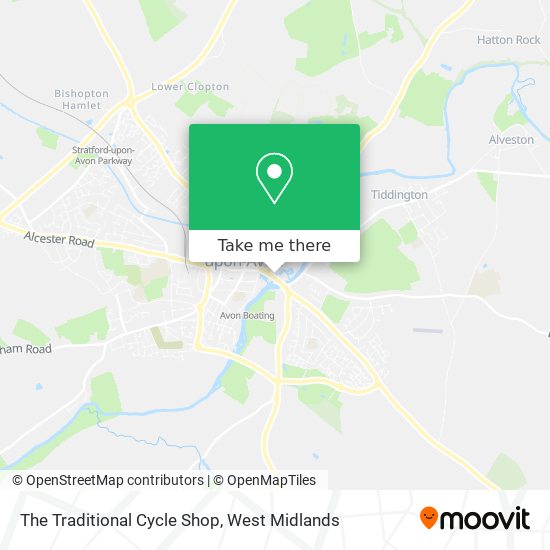 The Traditional Cycle Shop map
