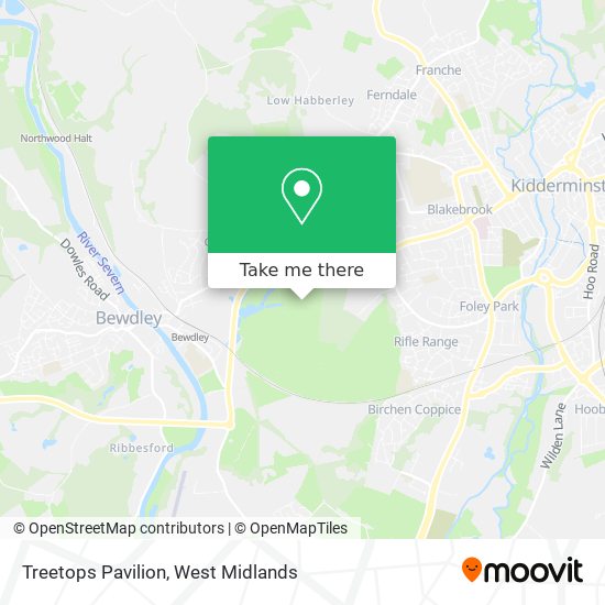 Treetops Pavilion map