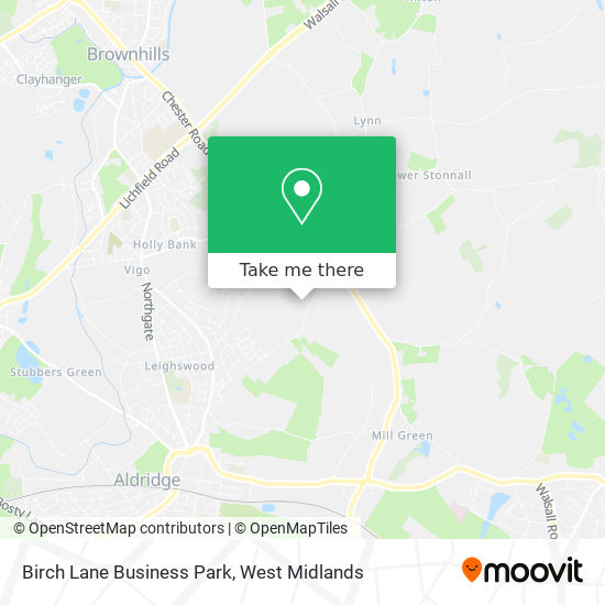 Birch Lane Business Park map