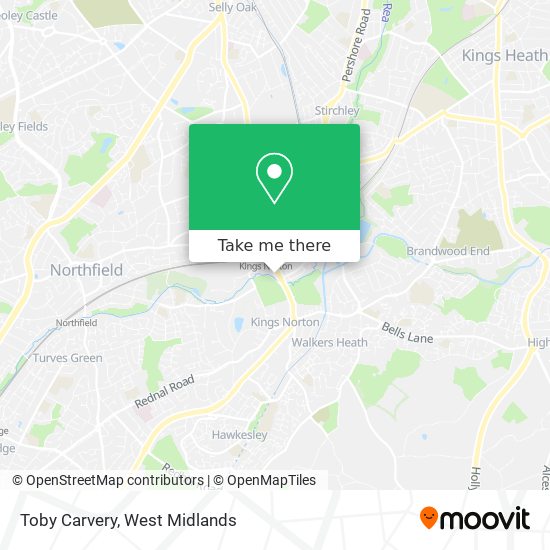 Toby Carvery map