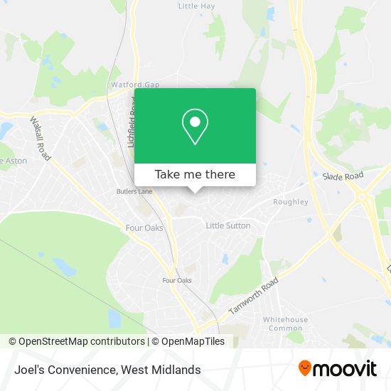 Joel's Convenience map