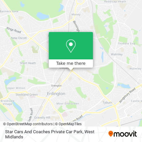 Star Cars And Coaches Private Car Park map