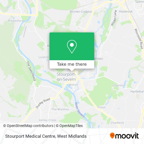 Stourport Medical Centre map