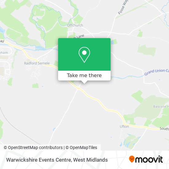 Warwickshire Events Centre map