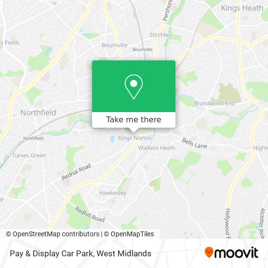Pay & Display Car Park map