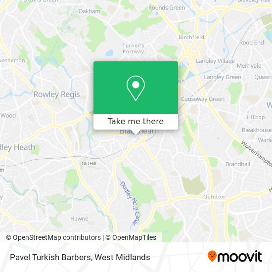 Pavel Turkish Barbers map