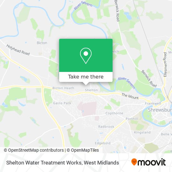 Shelton Water Treatment Works map