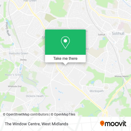 The Window Centre map