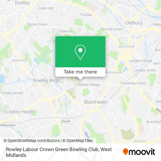 Rowley Labour Crown Green Bowling Club map