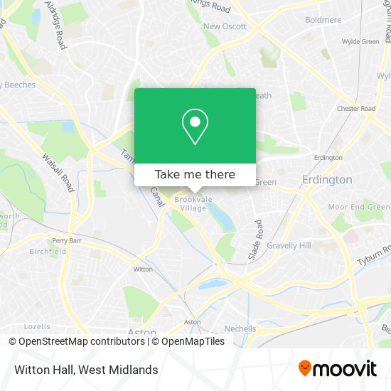 Witton Hall map