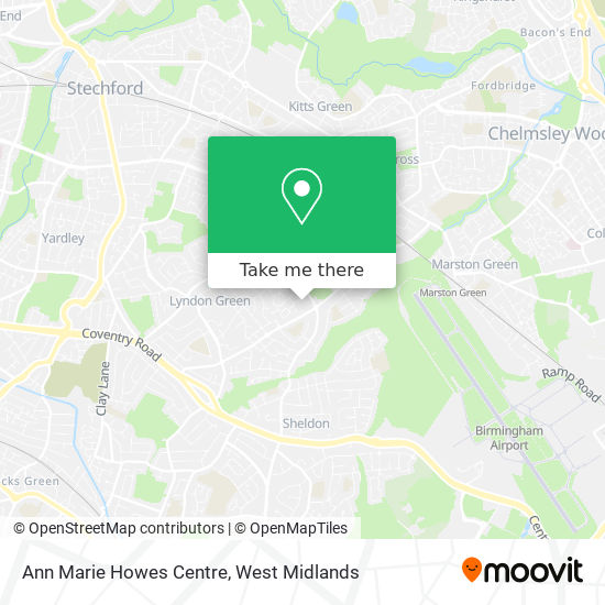 Ann Marie Howes Centre map