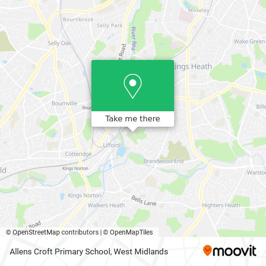 Allens Croft Primary School map