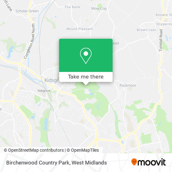 Birchenwood Country Park map