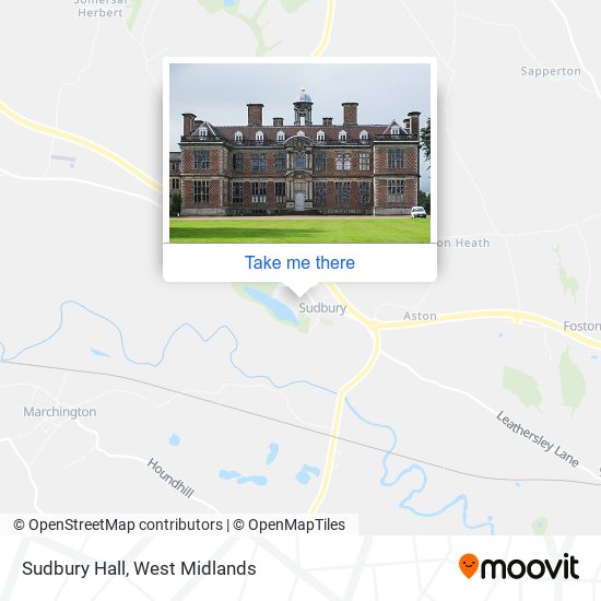 Sudbury Hall map