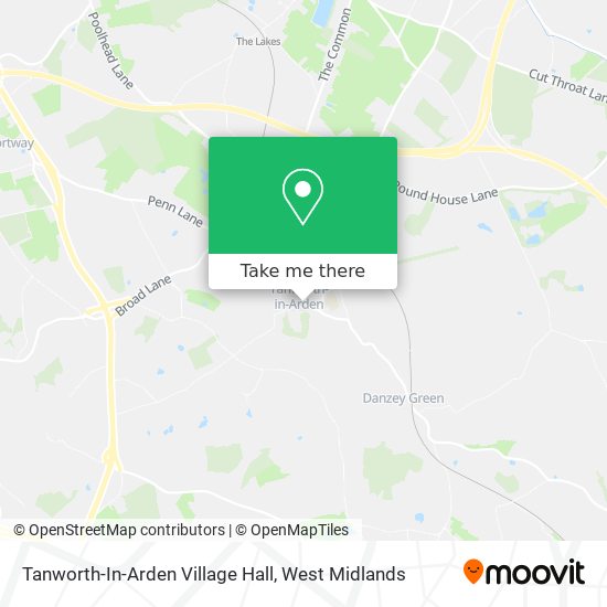 Tanworth-In-Arden Village Hall map