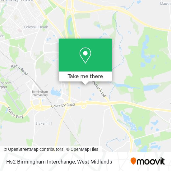 Hs2 Birmingham Interchange map