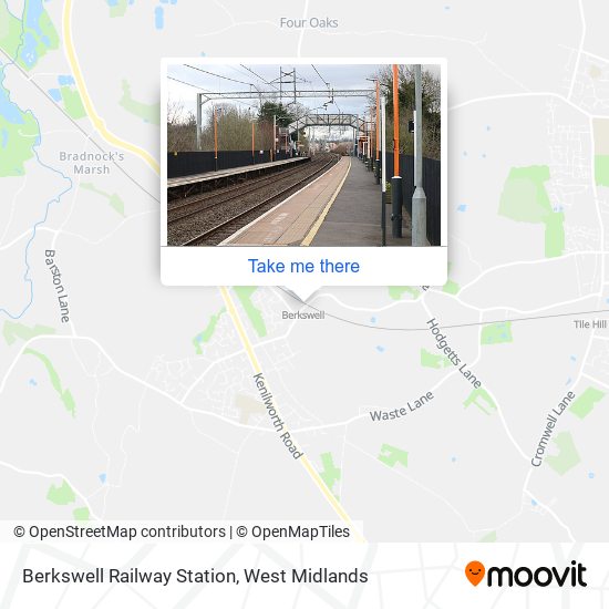 Berkswell Railway Station map