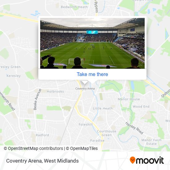 Coventry Arena map