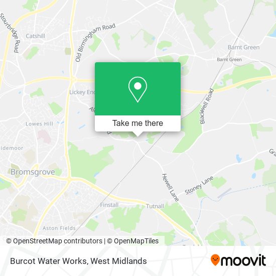 Burcot Water Works map