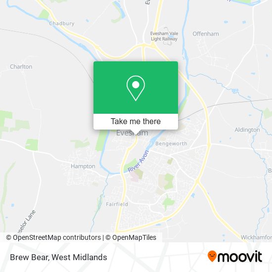 Brew Bear map