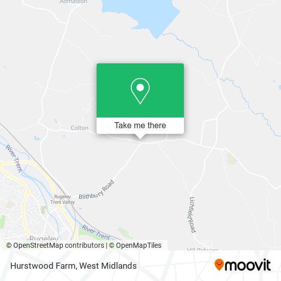 Hurstwood Farm map