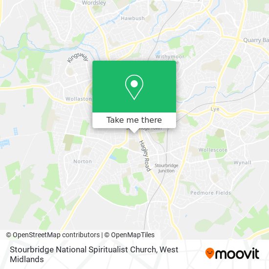 Stourbridge National Spiritualist Church map