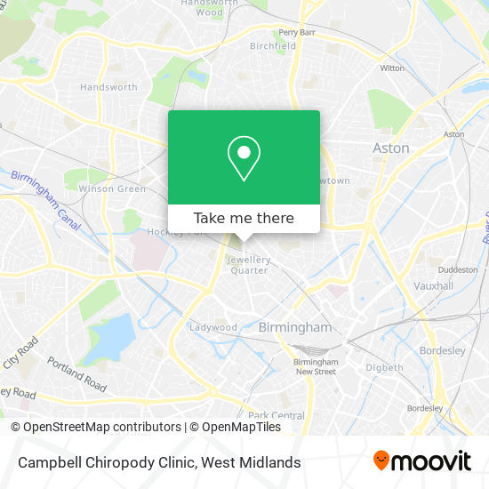 Campbell Chiropody Clinic map