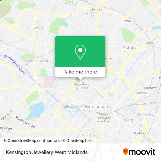 Kensington Jewellery map