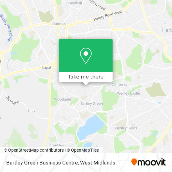 Bartley Green Business Centre map