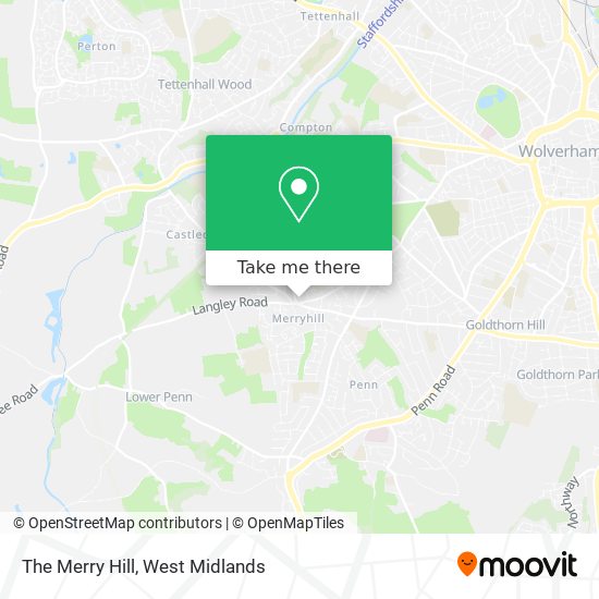 The Merry Hill map