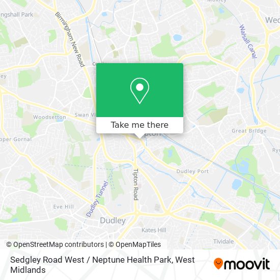 Sedgley Road West / Neptune Health Park map