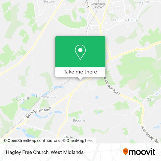 Hagley Free Church map