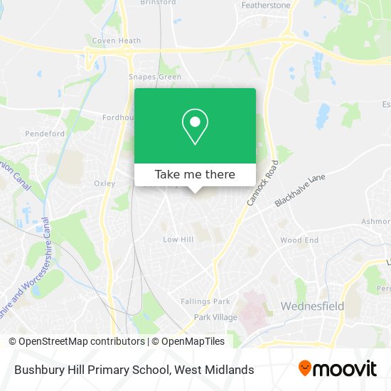 Bushbury Hill Primary School map