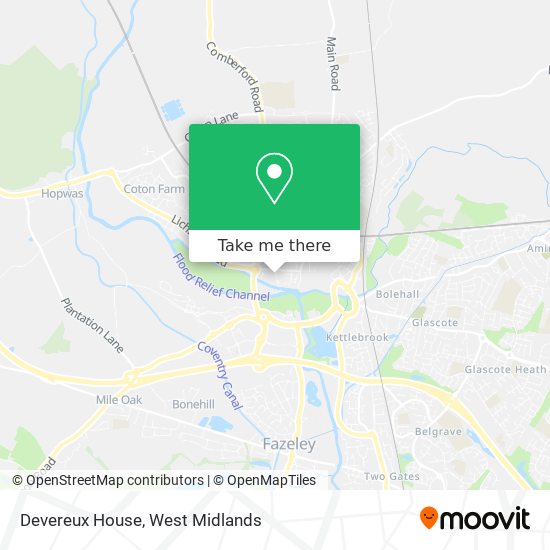 Devereux House map